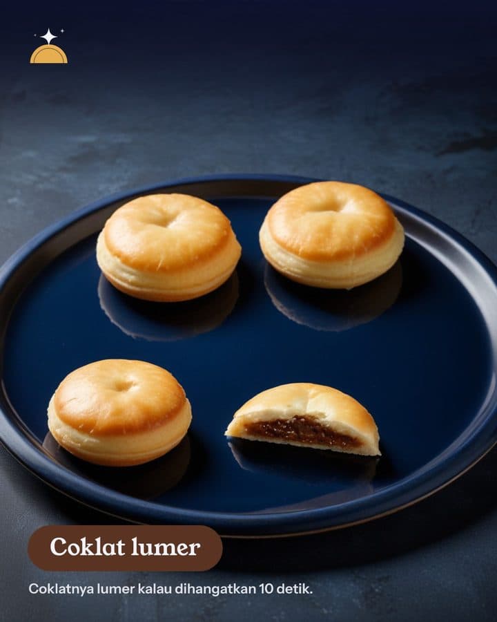 Post feed: bakpia coklat lumer