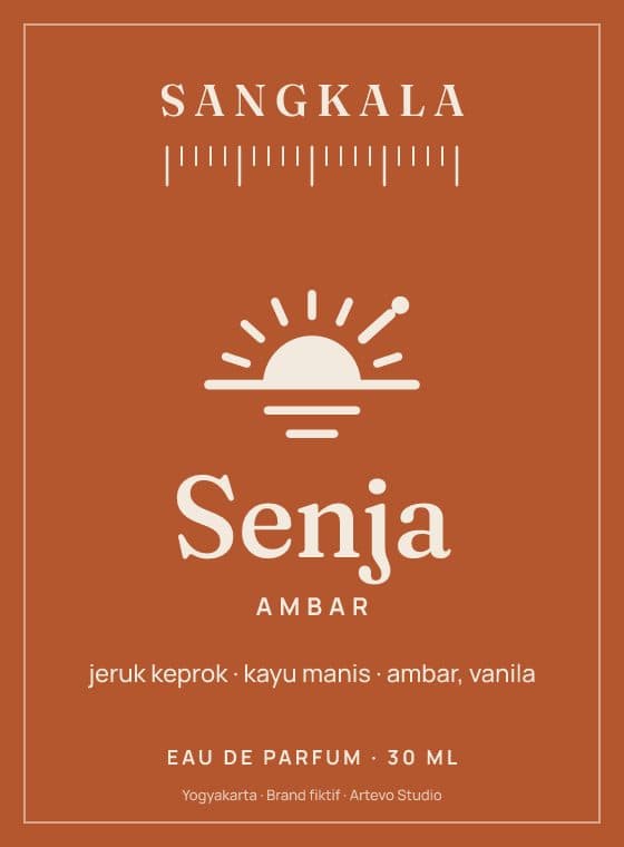 Label Senja, datar