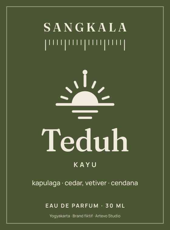 Label Teduh, datar