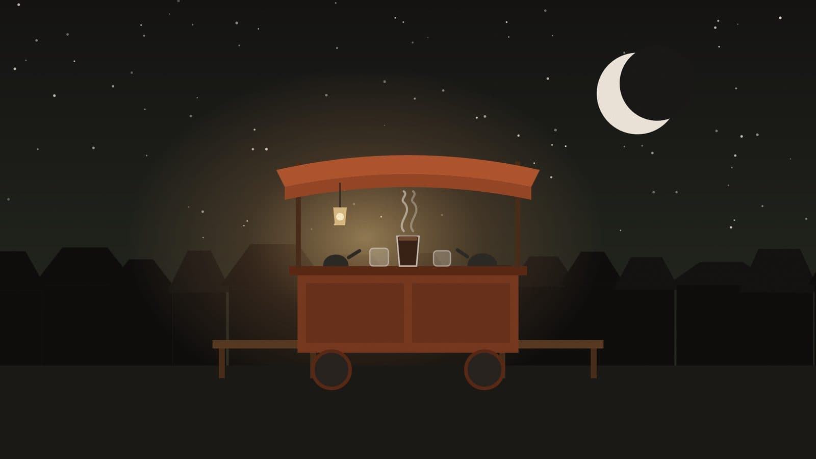 Larut: angkringan malam dan segelas kopi