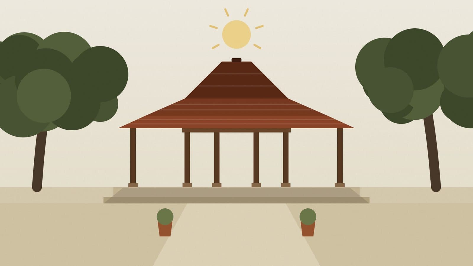 Teduh: siang di bawah atap pendopo