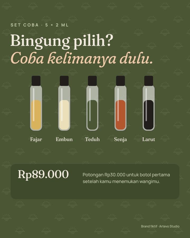 Post feed: set coba