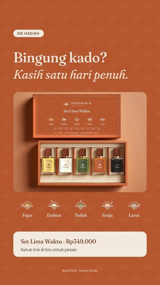 Template story: ide hadiah